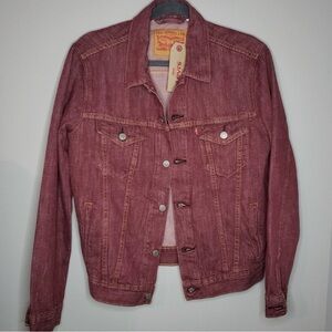 Levi's Burgundy Denim Jacket